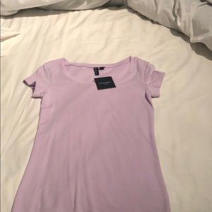Cynthia Rowley light purple Pima cotton top